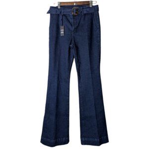 Ann Taylor High Rise belted trousers jeans - Size 2